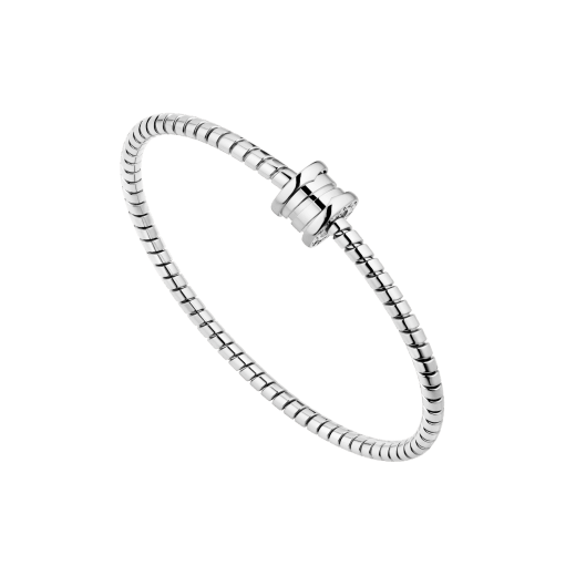 B.zero1 bangle bracelet in 18 kt white gold BR860842 image 1