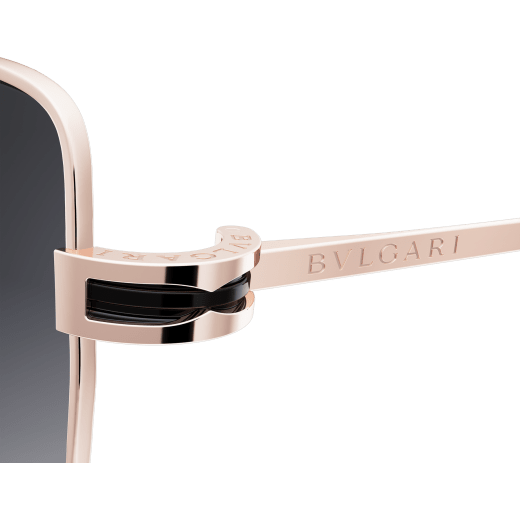 B.zero1 square metal sunglasses with Tubogas decor on the temples 904390 image 3