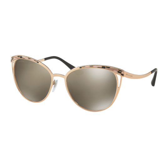 Bulgari Serpenti Serpentine cat-eye metal sunglasses. BV6083 image 1