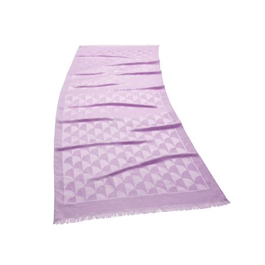 Étole Maxi Calla en laine et soie fine couleur améthyste claire. Modèle confectionné à 60&nbsp;% de soie et 40&nbsp;% de laine. 246492 image 1