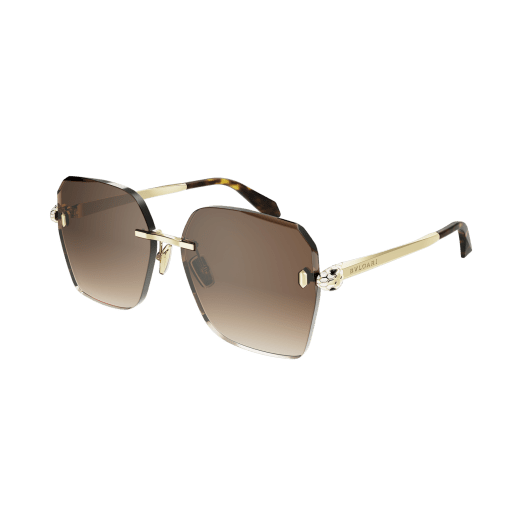 Serpenti Forever square rimless sunglasses with enamelled snakehead embellishment 904386 image 1