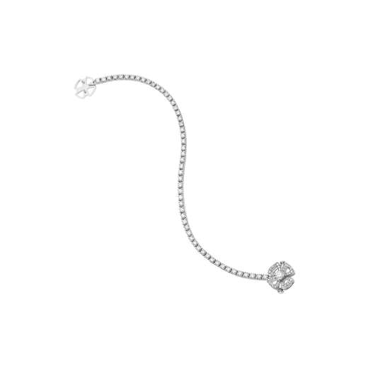 Fiorever 18 kt white gold bracelet set with brilliant-cut diamonds (2.61 ct) and pavé diamonds (0.09 ct). Large size BR859289 image 2