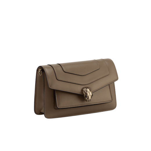 Bvlgari serpenti forever hotsell leather shoulder bag