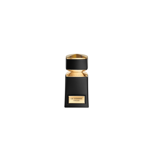 Discover Bvlgari Le Gemme Tygar, an astonishingly contrasted woody and citrussy fragrance crafted from accords of fresh bursting grapefruit and deep sophisticated ambergris. 42183 image 1