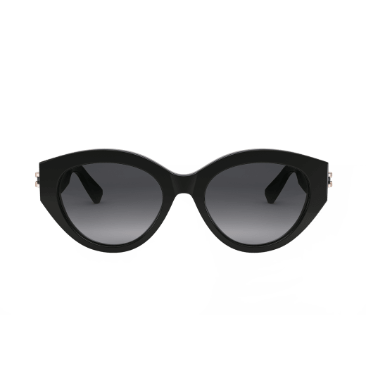 B.zero1 oval acetate sunglasses with iconic embellishment on the temples 904347 image 2