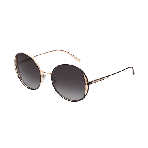 Солнцезащитные очки b.zero1 «rock» в металлической оправе круглой формы 904113 image 1