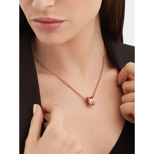B.zero1 pendant necklace in 18 kt rose gold 358348 image 1