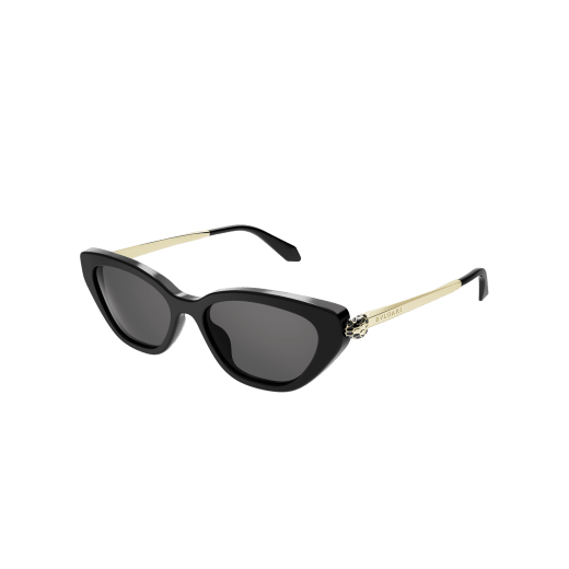 Serpenti Forever sunglasses with acetate oval frame and enamelled snakehead embellishment 904437 image 1