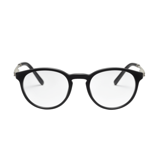 نظارات «بولغري بولغري ألومينيوم» بإطار شبه مستدير وعدسات حاجبة للضوء الأزرق 904228 image 2