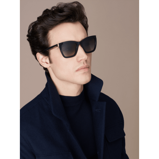 B.zero1 "Downtown" rectangular acetate sunglasses 904075 image 2