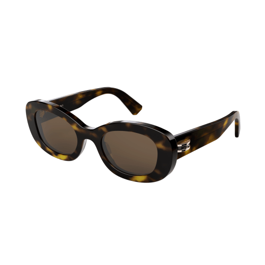 Lunettes de soleil B.zero1 à monture ovale en acétate avec détails emblématiques BV40039I image 1