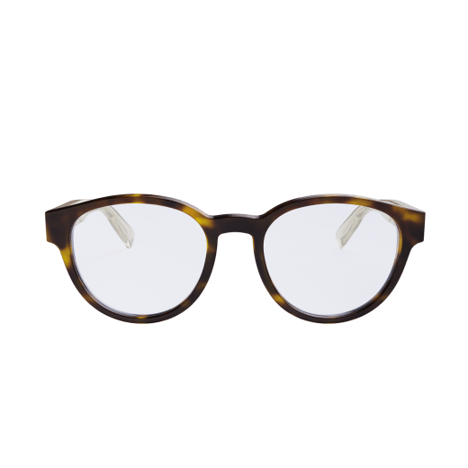 Lunettes de vue Tubogas à monture pantos en acétate avec détail emblématique sur les branches 904368 image 2