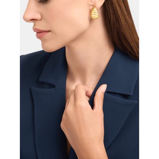 Orecchini Bvlgari Tubogas in oro giallo 18 tk. 362566 image 1