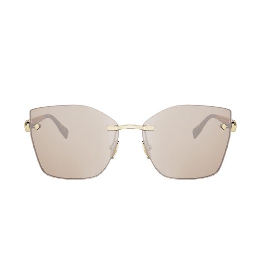 Tubogas 方形無框太陽眼鏡，鏡腳飾以螺旋元素，靈感來自經典珠寶。 904414 image 2