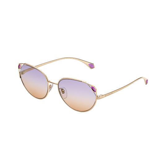 Serpenti "True colours" cat-eye metal sunglasses 904155 image 2