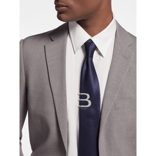 B Bar tie clip in light gold-finished metal. B-BAR image 1