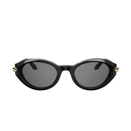 Serpenti Viper oval acetate sunglasses with jewellery-inspired scale motif 904394 image 2