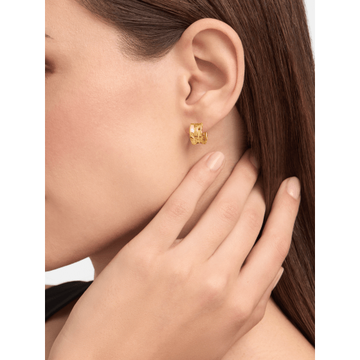 B.zero1 single hoop earring in 18 kt yellow gold 362343 image 1