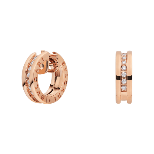 とても綺麗ですBVLGARI　ビー．ゼロワン　イヤリング   ピンクゴールド　美品！！