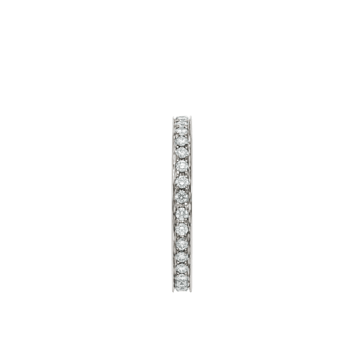 Dedicata a Venezia platinum wedding band with full pavé diamonds AN854635 image 2
