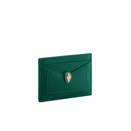 LEATHER CARD HOLDER NAPPA OCEAN GREEN LEATHER CARD HOLDER NAPPA OCEAN GREEN