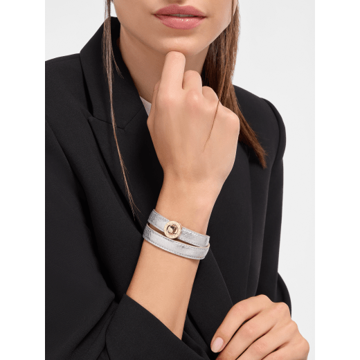 BVLGARI BVLGARI Leather Bracelet 294361 Bulgari