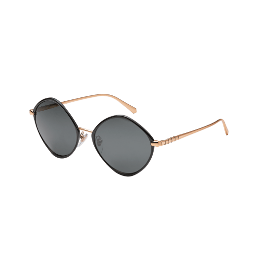 Serpenti "Viper" angular gold-plated finish sunglasses 0BV6186K image 1