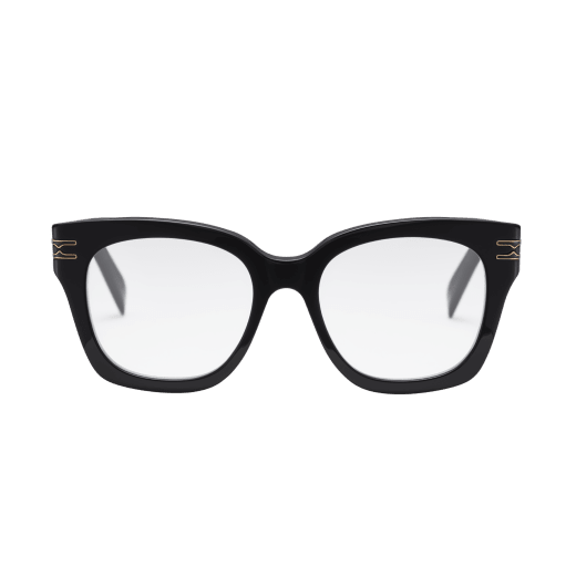 Lunettes de vue B.zero1 à monture géométrique en acétate avec détail emblématique et verres anti-lumière bleue 904304 image 2