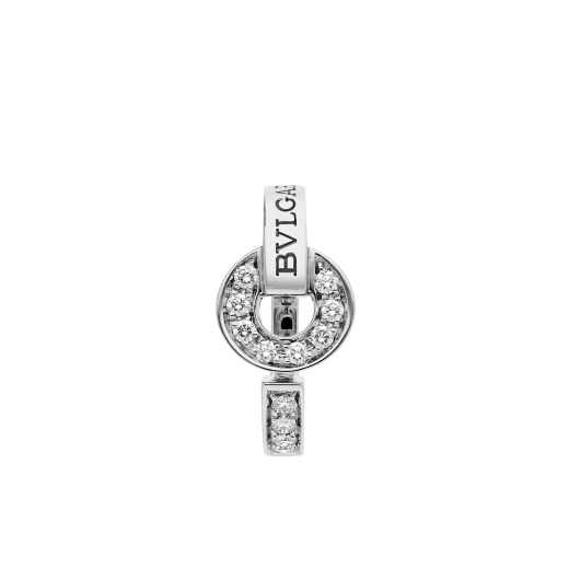 BVLGARI BVLGARI 18 kt white gold ring set with pavé diamonds AN854619 image 2