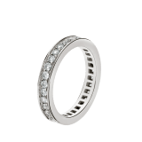 Обручальное кольцо MarryMe, платина, сплошное бриллиантовое паве AN852592 image 1