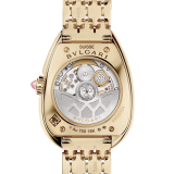 Serpenti Seduttori watch in 18 kt yellow gold with mechanical manufacture movement with automatic winding, diamond-set bezel and white opaline dial. Water-resistant up to 30 metres 103898 image 4