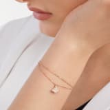 DIVAS' DREAM bracelet in 18 kt rose gold with pendant in full pavé diamonds. BR857363 image 3
