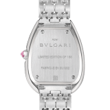 Lunar New Year Special Edition. Serpenti Seduttori watch in polished stainless steel with diamond-set bezel and pink mother-of-pearl dial. Water-resistant up to 30 metres. 104218 image 2