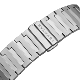 Octo Finissimo Automatic watch in sandblasted titanium case and bracelet with extra thin mechanical manufacture movement, automatic winding, small seconds and opaline titanium dial. Water-resistant up to 30 metres 104089 image 5