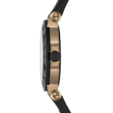 Orologio Bvlgari Bronzo GMT con movimento meccanico a carica automatica, funzione GMT 24 ore, cassa di 40 mm in bronzo sabbiato, lunetta e cinturino in caucciù nero e quadrante verniciato opaco nero. Impermeabile fino a 100 metri. 104241 image 3