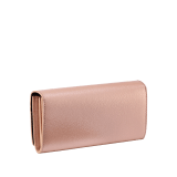 BULGARI BULGARI large wallet in grained, patent-finish, amaranth garnet red Urban calf leather with black calf leather interior. Iconic light gold-plated brass clip with flap closure. 579-WLT-SLI-POC-UVCL image 3