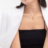 BVLGARI BVLGARI 18 kt yellow gold pendant necklace set with a diamond 361078 image 3