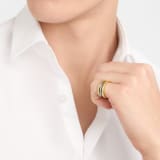 B.zero1 Gold & Steel two-band ring in 18 kt yellow gold and stainless steel AN860829 image 4