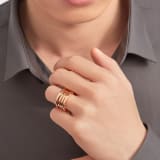 B.zero1 four-band ring in 18 kt rose gold. B-zero1-4-bands-AN856732 image 4