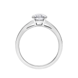 Griffe Solitärring aus Platin mit rundem Diamanten im Brillantschliff AN201215 image 4