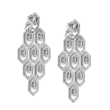 Serpenti earrings in 18 kt white gold, set with pavé diamonds. 353844 image 3