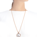 Monete necklace with 18 kt rose gold chain and 18 kt rose gold pendant set with an antique coin 347707 image 1