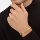„B.zero1 Rock“ Armband aus 18 Karat Gelbgold mit Spirale mit Nieten und Diamant-Pavé an den Rändern. BR859028 image 4