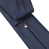 Forever Love Special Edition seven-fold tie in fine red jacquard silk with metallic heart charm on the back. Made of 100% silk. FOREVER-LOVE-FT image 4