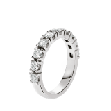 Eternity Band in 18 kt white gold with demi tour round brilliant cut diamonds AN857563 image 1