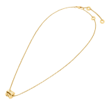B.zero1 18 kt yellow gold pendant necklace with chain 359730 image 4