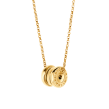 B.zero1 18 kt yellow gold pendant necklace with chain 359730 image 1