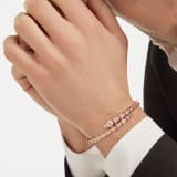 Serpenti Viper one-coil 18 kt rose gold bracelet set with full pavé diamonds BR860191 image 2