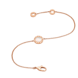 BVLGARI BVLGARI engravable 18 kt rose gold bracelet set with mother-of-pearl element BR859775 image 2