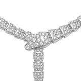 Collier Serpenti en or blanc 18 K avec pavé diamants. 348165 image 2